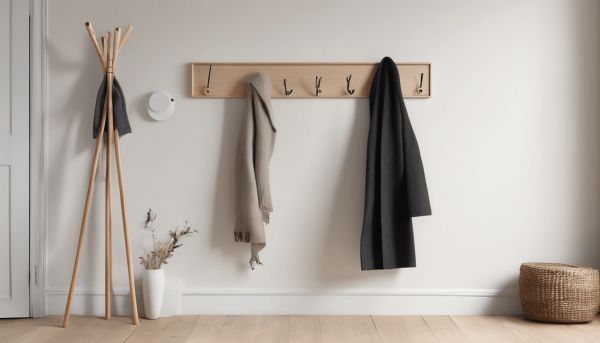 Transformez vos murs avec un porte manteau scandinave mural